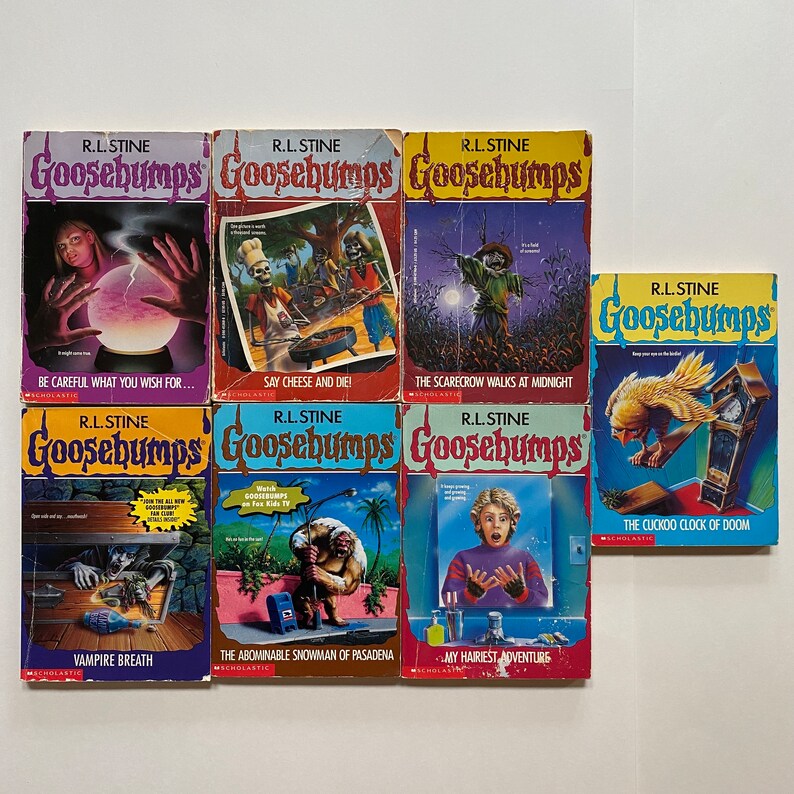 Goosebumps LOT Paperback Book by RL Stine for Kids Teens Young Adults ...