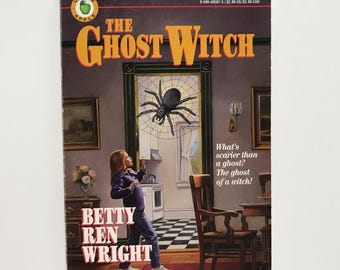 1995 The Ghost Witch Paperback Book Kids Teens Reading Betty Ren Wright