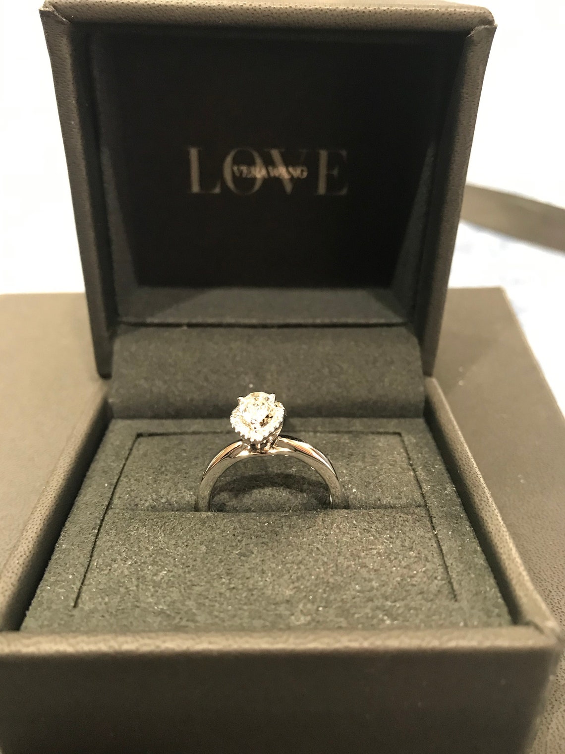 Vera Wang Engagement ring Etsy