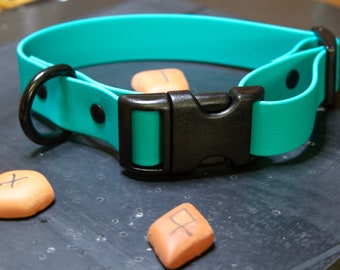 Biothane dog Collar 1" - adjustable dog collar - waterproof dog collar - Snap buckle dog collar
