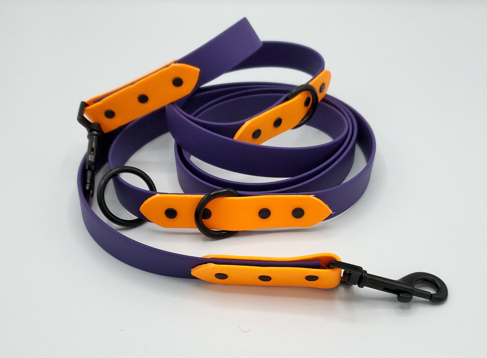 Biothane handsfree Leash 2 colors 1 Vegan dog leash Etsy