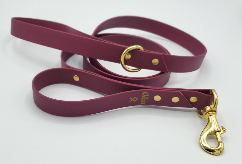 Biothane Leash 1 With Traffic Handle From 5 Feet to 7 Etsy