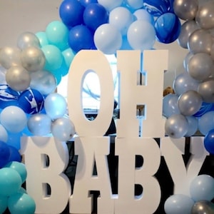 OH Baby Foam Letters 30in Tall