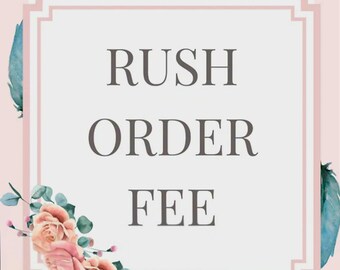 This Is for a rush order