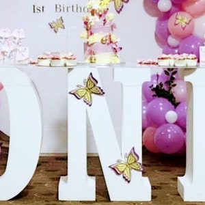 One Foam Table Base All 3 Letter Included In Price, Free Shipping 30in tall