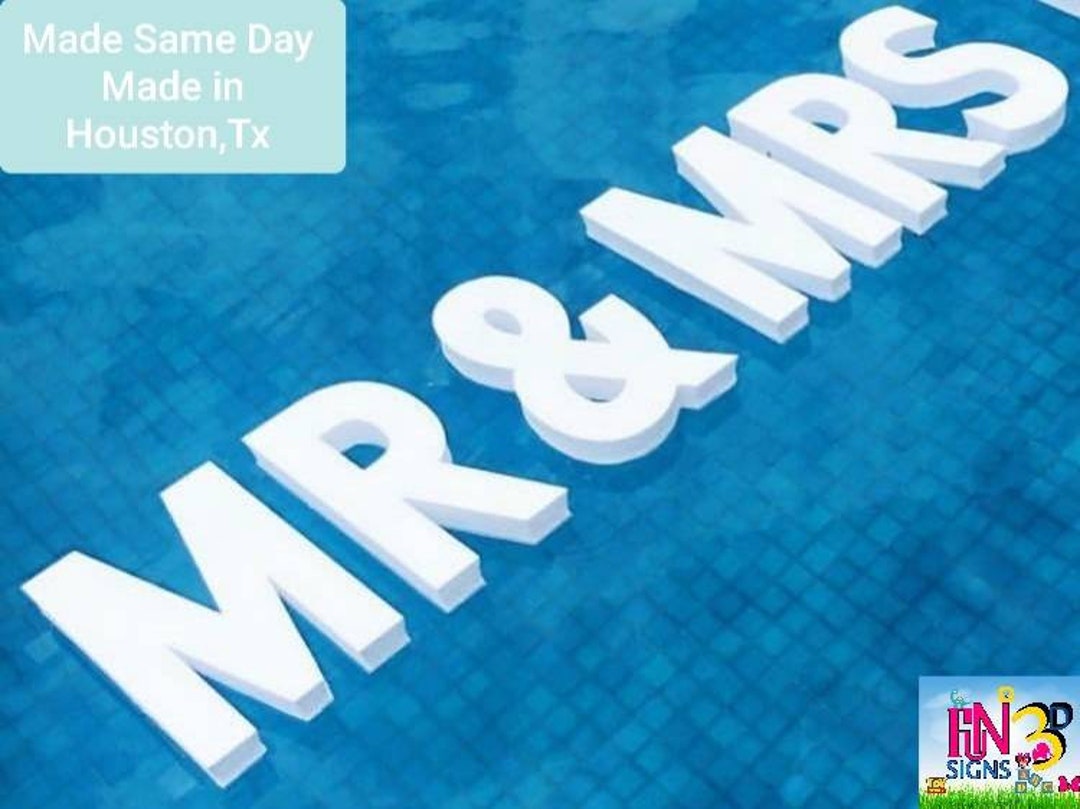 Foam Letters, Pool Floating Letters Large Floating Foam Letters - Etsy