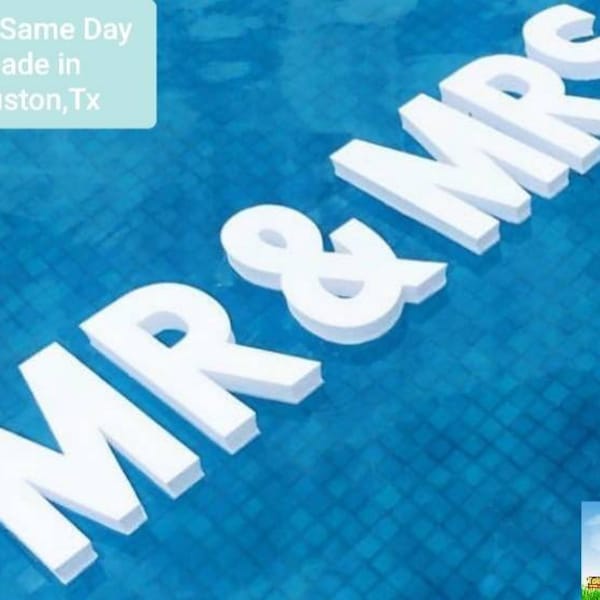 Floating Pool Letters - Etsy