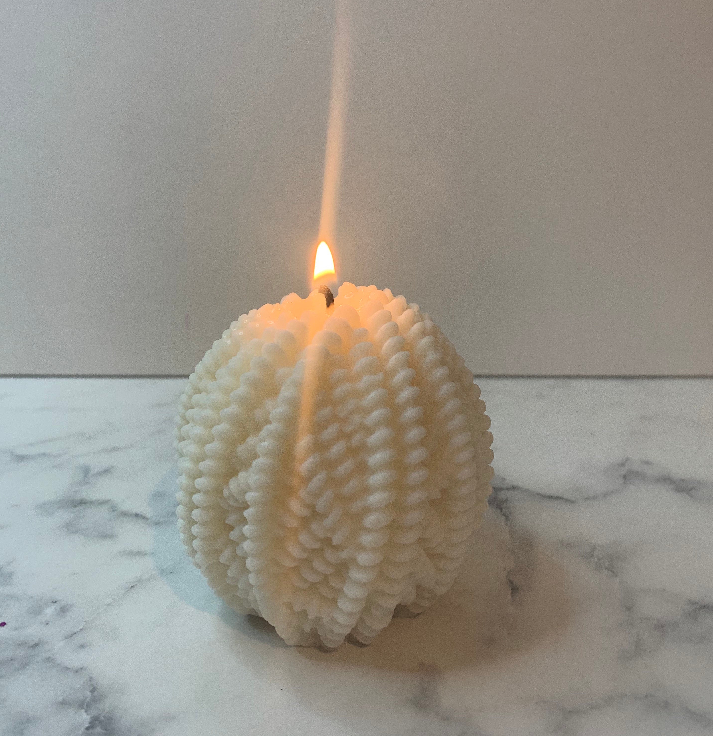 Wool Ball Candles Decorative Candles Etsy UK