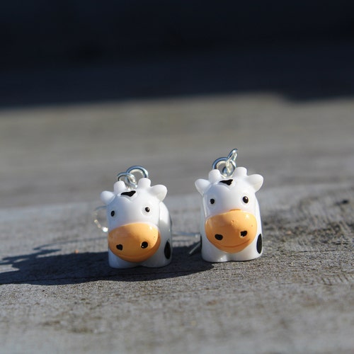 Cow earrings