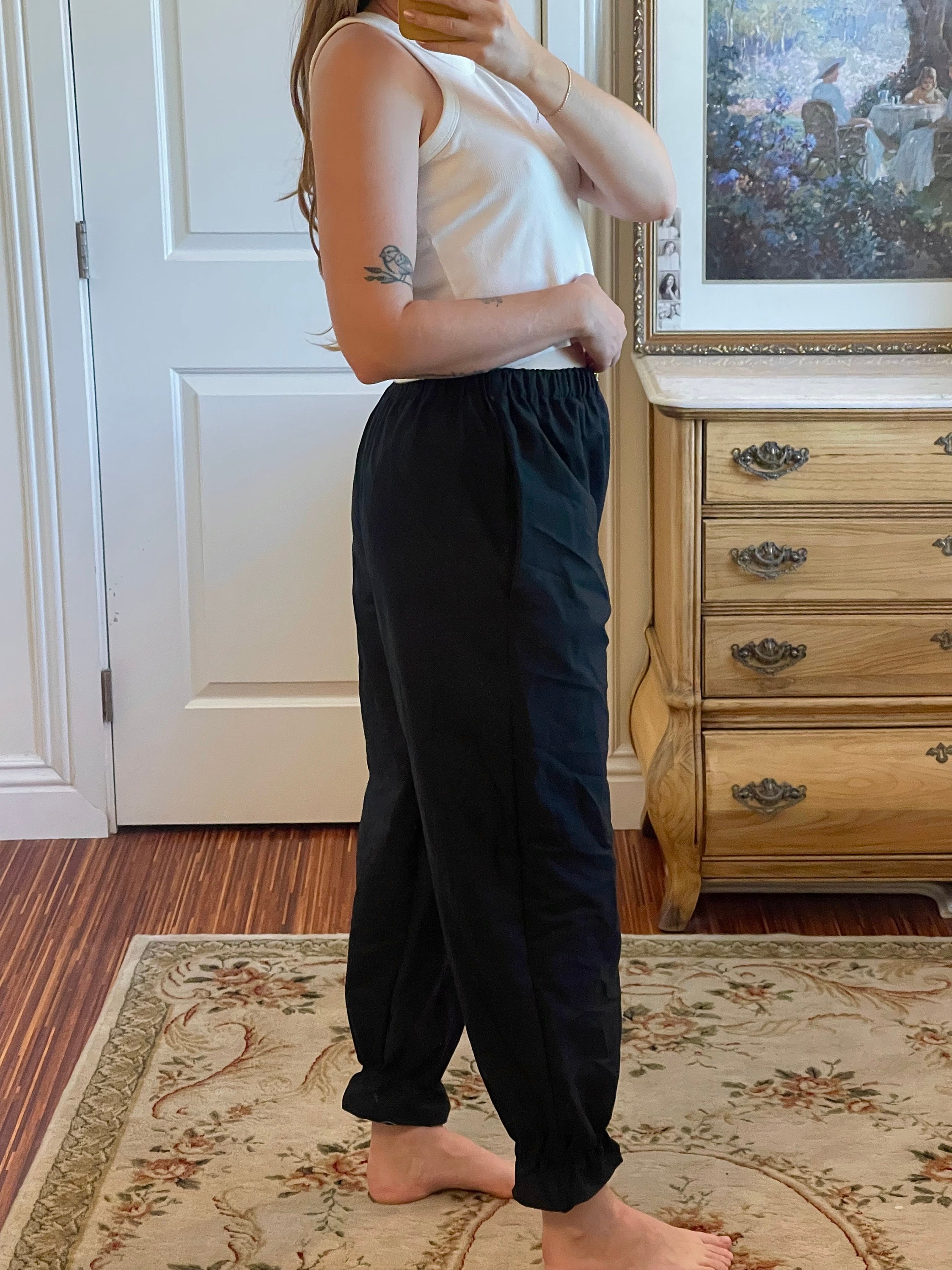 Blossom patchy pants