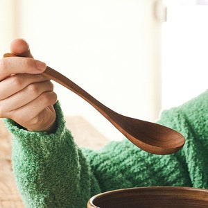 Set of Ramen Spoon + Chopsticks | Handcrafted from Solid Teak Wood | Premium Quality and Reusable