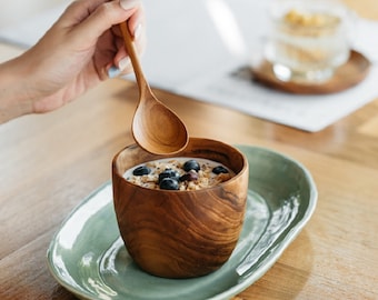 Teak Wood Breakfast  Spoon