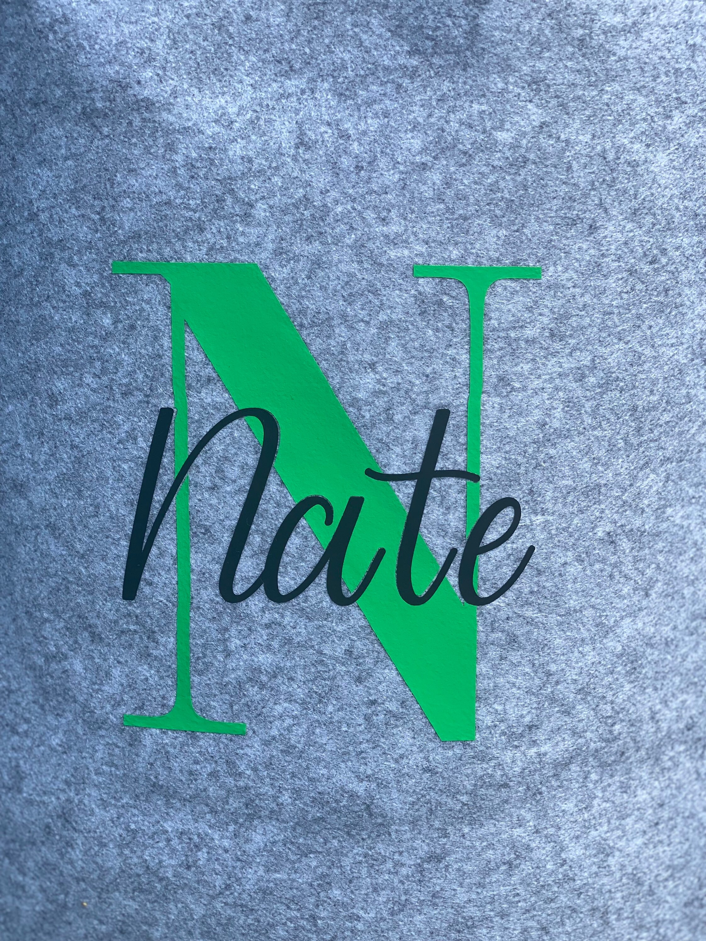 Childrens Personalised Toy Storage Basket Felt Toy Basket Etsy