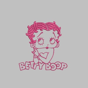 Betty Boop Embroidery Design - PES, DST, JEF, exp, xxx, vp3 trendy, aesthetic, Y2K, unique