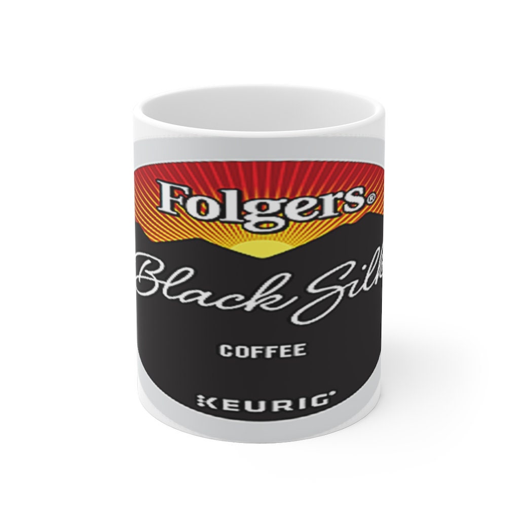 Folgers coffee White Ceramic Mug Etsy