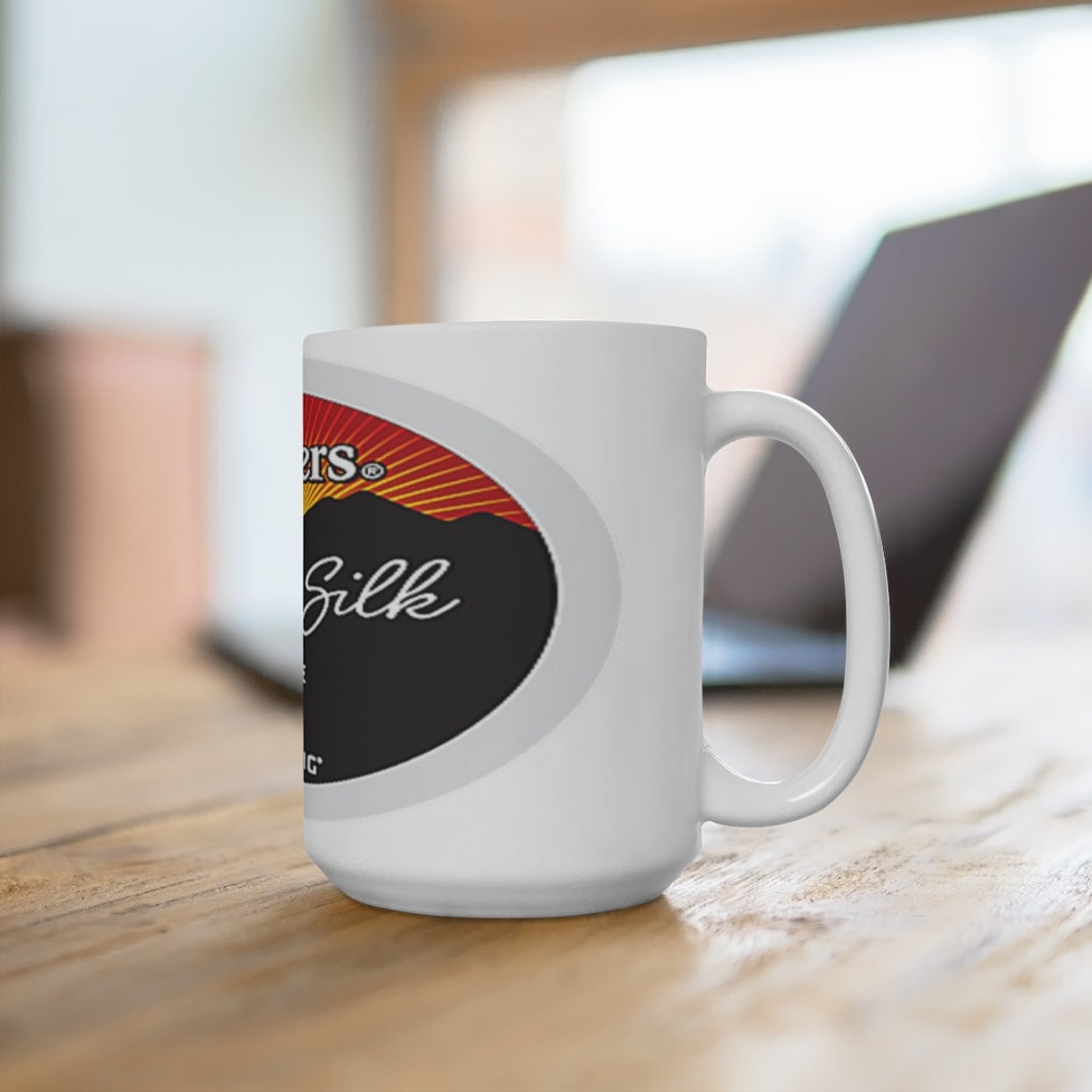 Folgers coffee White Ceramic Mug Etsy