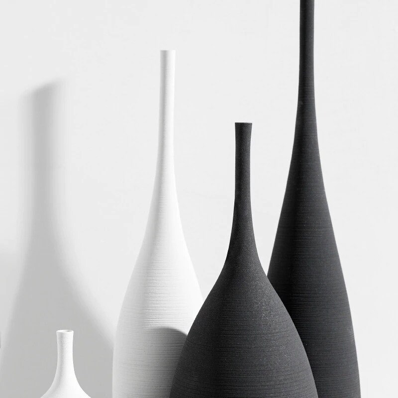 Modern Minimalist Handmade Vase Ceramic Ornaments living - Etsy UK