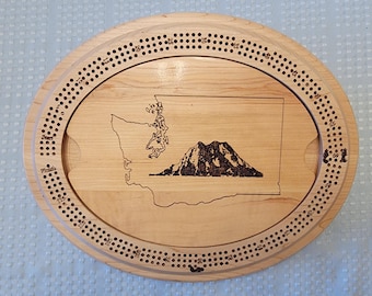 3 Track Oval Cribbage Board
