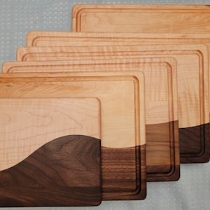 Maple and Walnut Cutting Boards