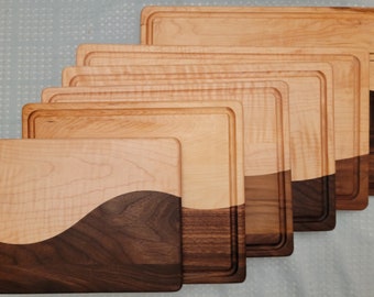 Maple and Walnut Cutting Boards