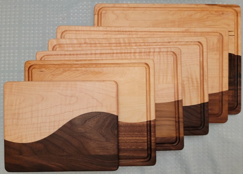 Maple and Walnut Cutting Boards
