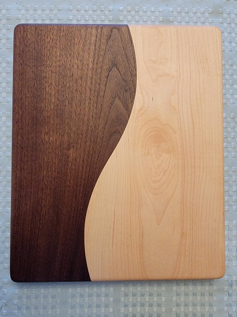 Maple and Walnut Cutting Boards 12 x 10 inches
