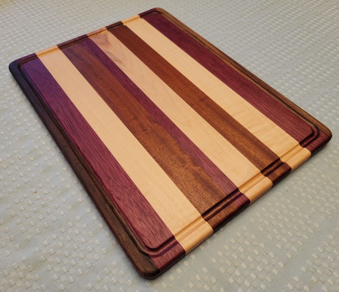 Multi Species Wood Cutting Boards Etsy