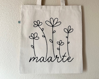 Maarte Filipino Gift Aesthetic Canvas Tote Bag