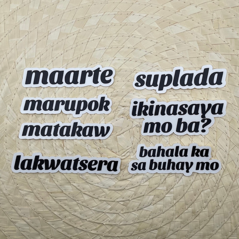 Tagalog Words Sticker - Etsy