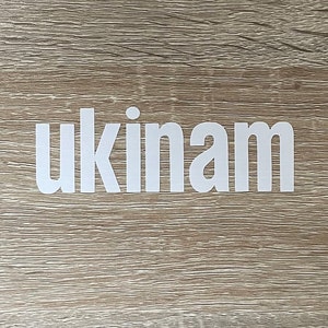 Ukinam Filipino Waterproof Decal for Cars Laptops | Ilocano Decal | Waterproof