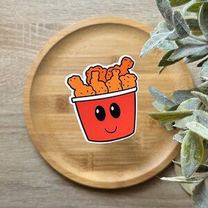 Chickenjoy Cute Filipino Sticker | Cute Birthday Gift Philippines Stickers Vinyl Stickers for Laptop, Water Bottle | Red Ribbon