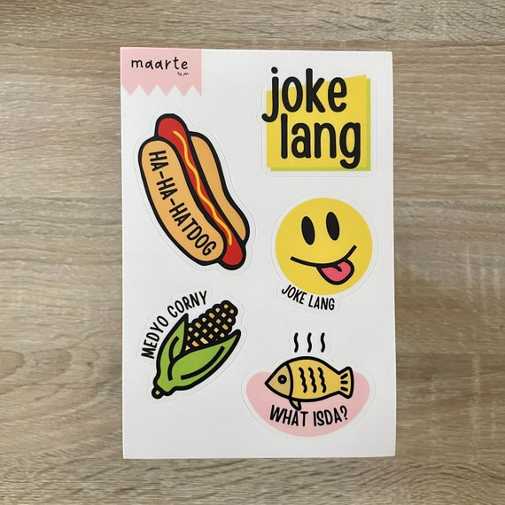 Tagalog Humor Stickers for Sale
