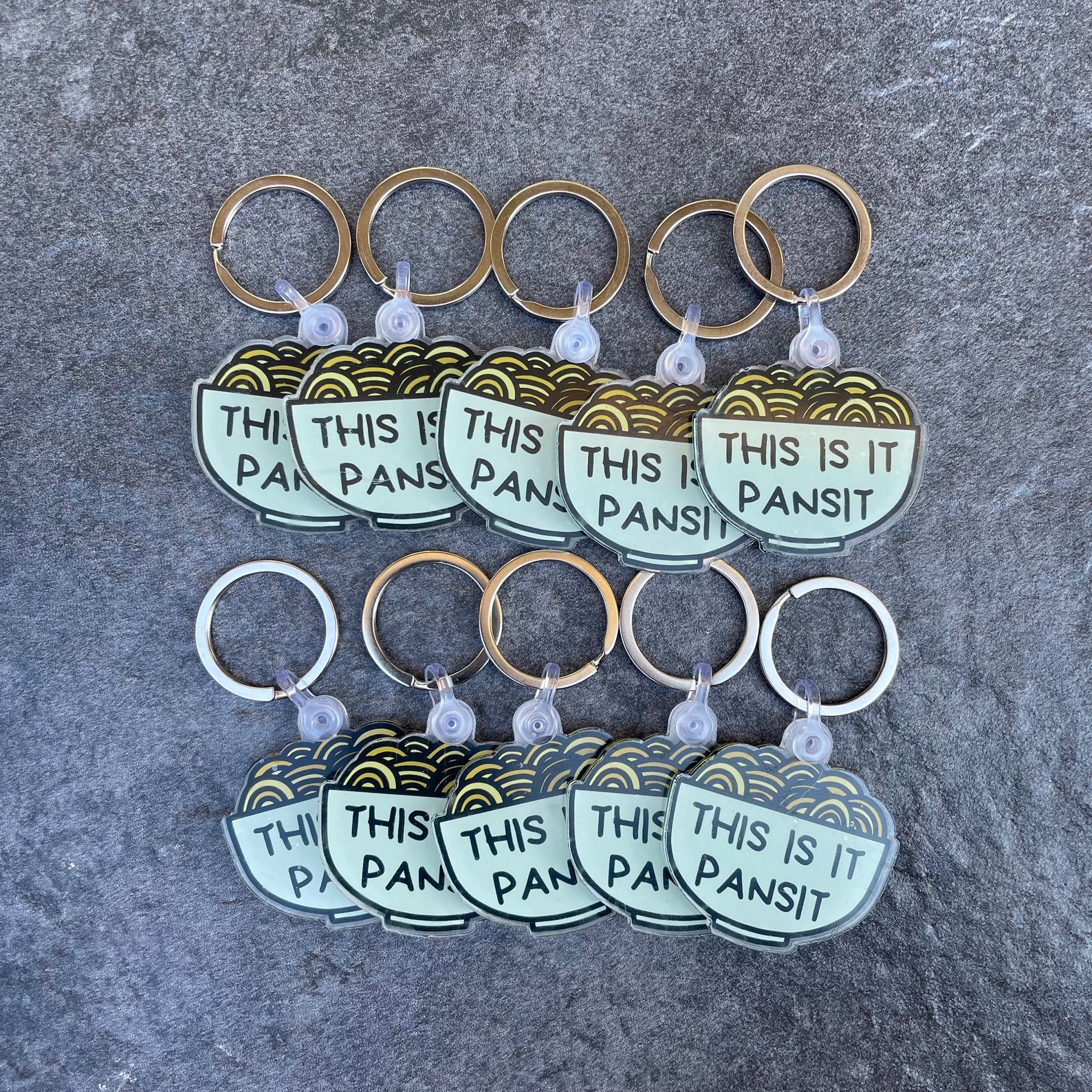 This is It Pansit Keychain Filipino Keychain Etsy