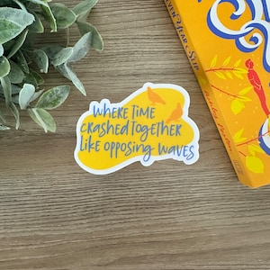 The Seven Year Slip Sticker for eReader, Kindle, Water Bottle, Laptop | Inspired by Ashley Poston