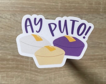 Ay Puto! | Filipino Funny Weatherproof Vinyl Stickers for Laptop, Water Bottles | Filipino Accent