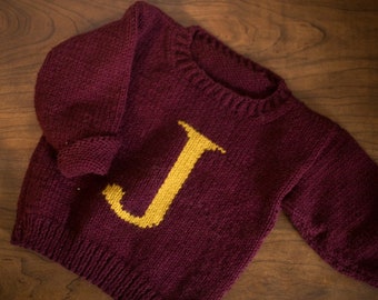 Baby & Toddler Initial Sweater