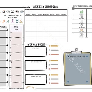 The Ultimate Weekly Planner for All Minds - Etsy