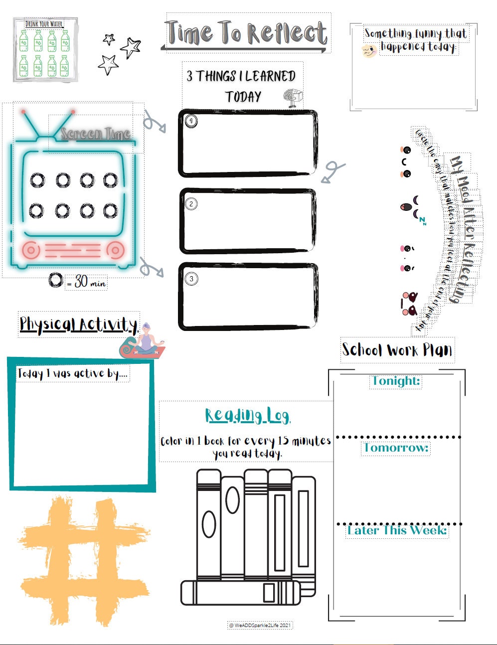 The Unique Teacher Planner Digital Download Bundle - Etsy