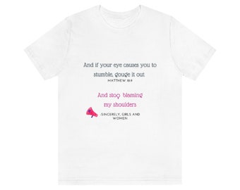 Matthew 18:9 Dress code shirt