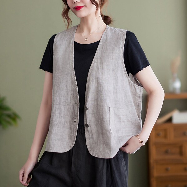 Grey Vest Etsy