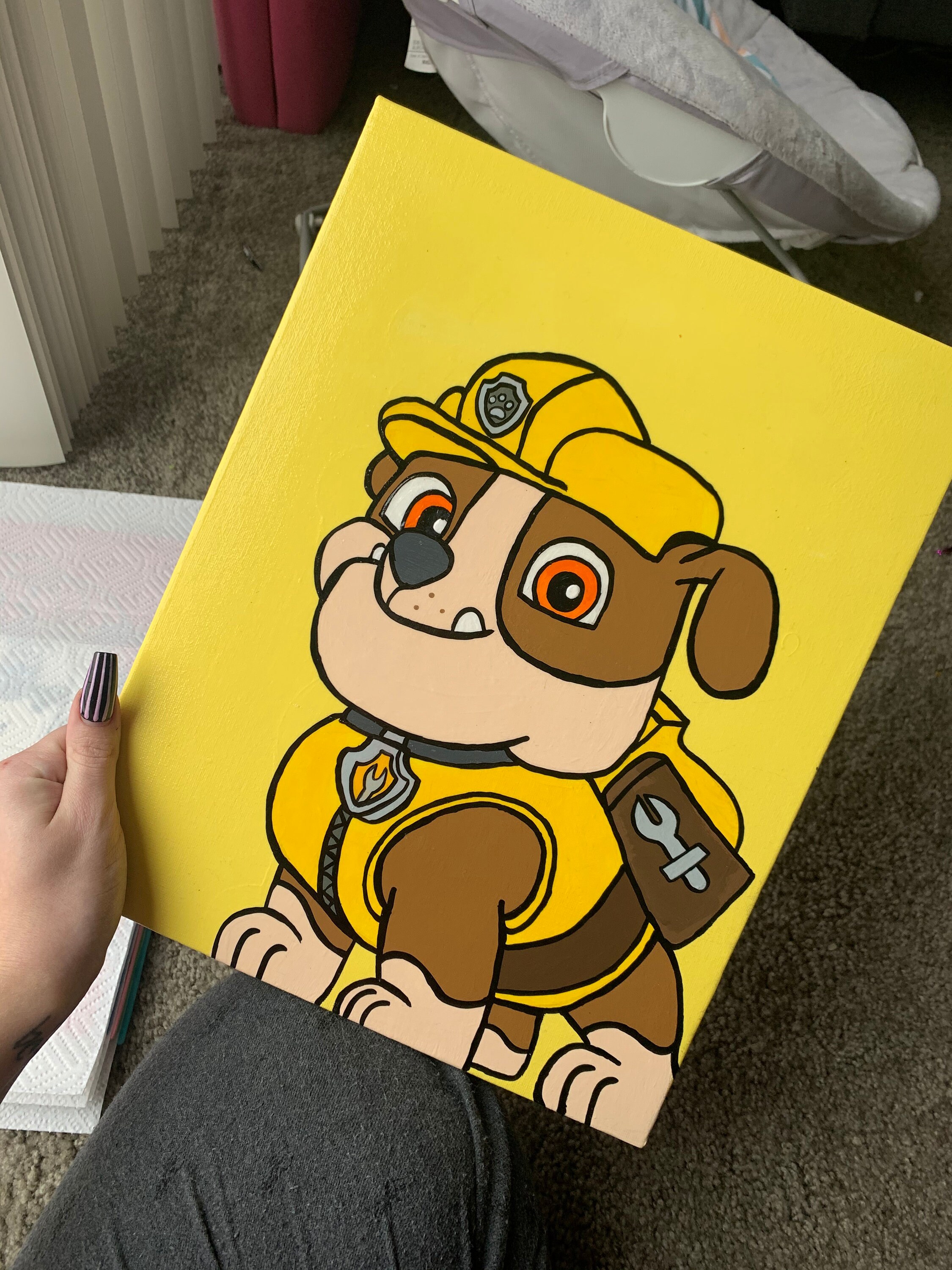 paw patrol canvas boxes