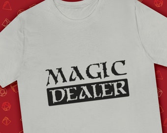 Magic Dealer White MTG Shirt | magic the gathering, magic: the gathering shirts, gifts for mtg players, gifts for magic the gathering lovers