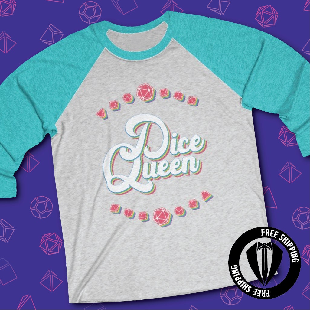 Dice Queen Vintage Dnd Shirt Dnd Pride 
