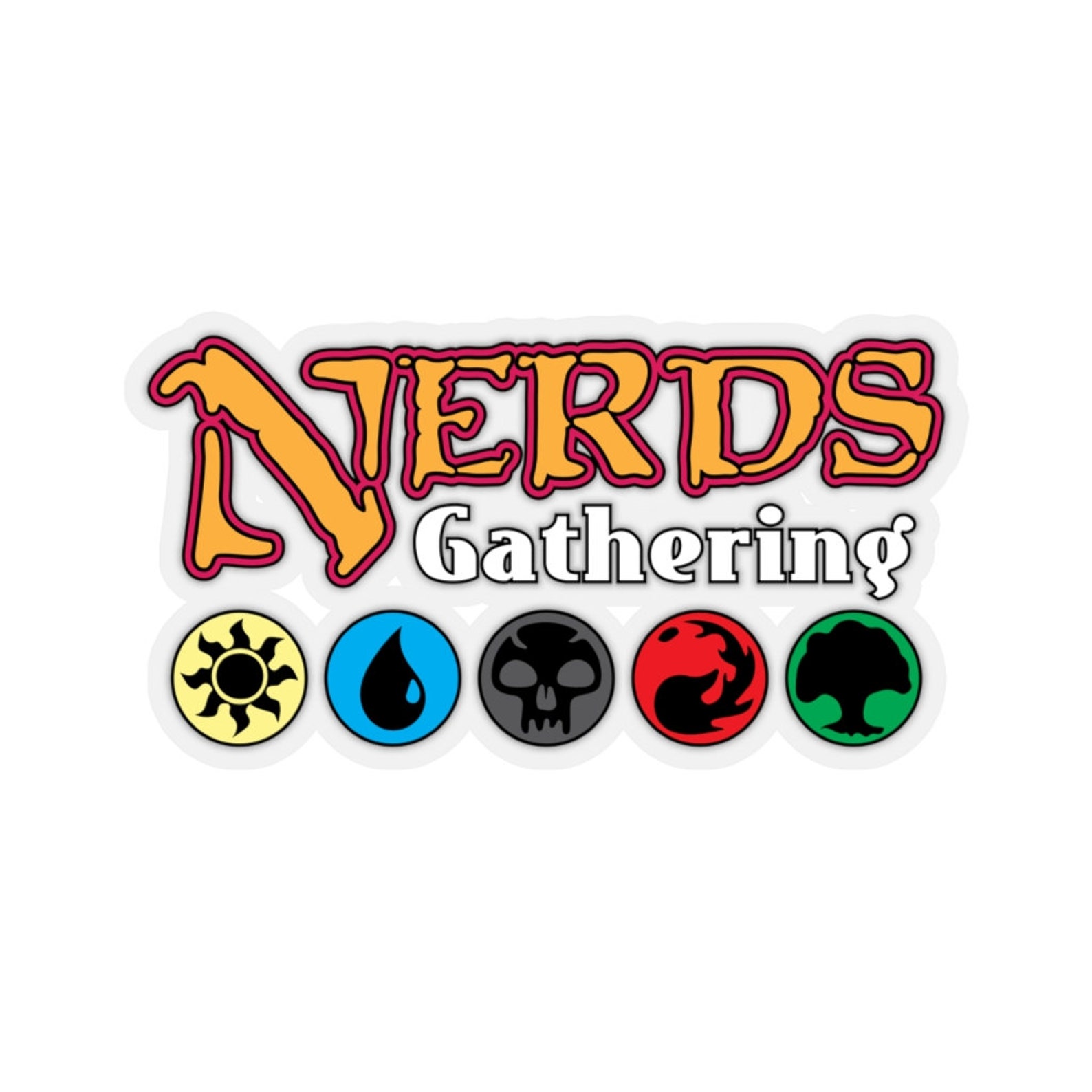 Nerds gathering Sticker MTG Magic the Gathering Stickers Etsy