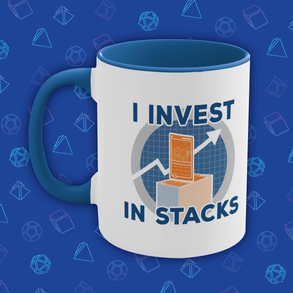 I invest in stacks Mug MTG | Magic the Gathering, mtg commander, mtg gift, planeswalker mug, mtg arena, magic gathering mug