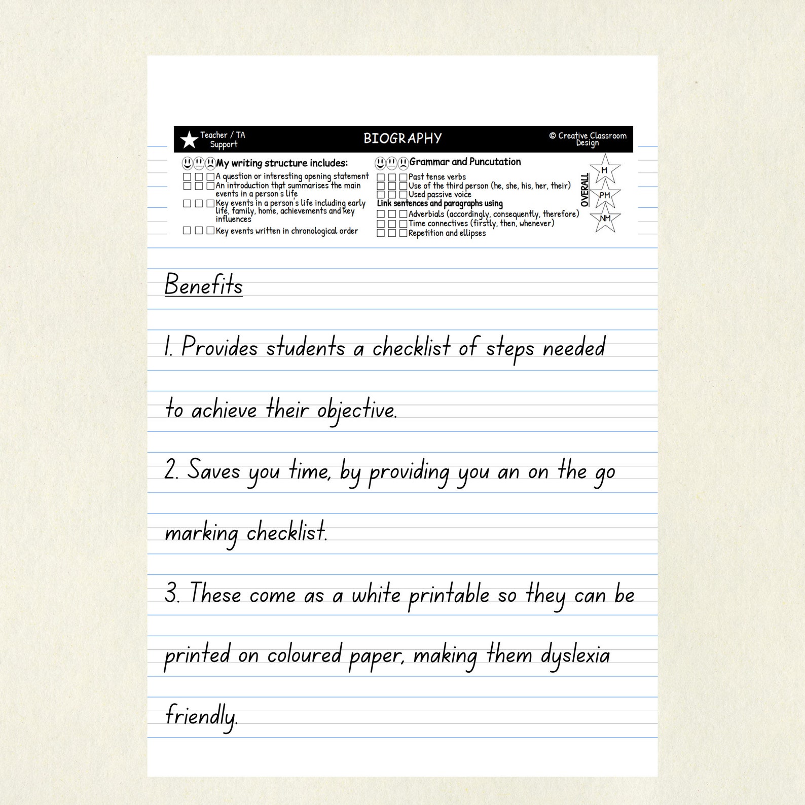 Writing A Biography Checklist Esl Biography Teacher M vrogue.co