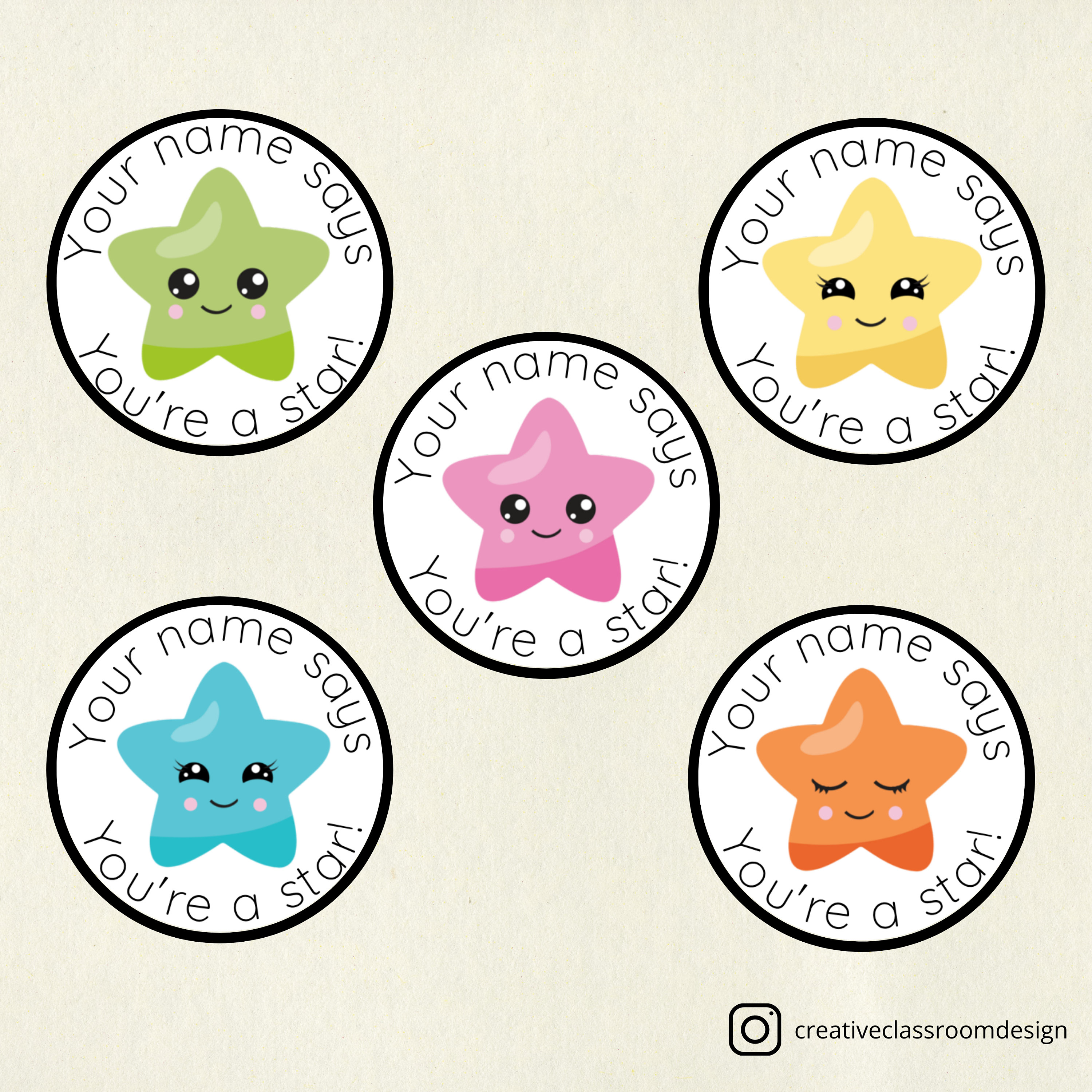 Star Stickers  Autocollants de Récompense Pour Les Enseignants
