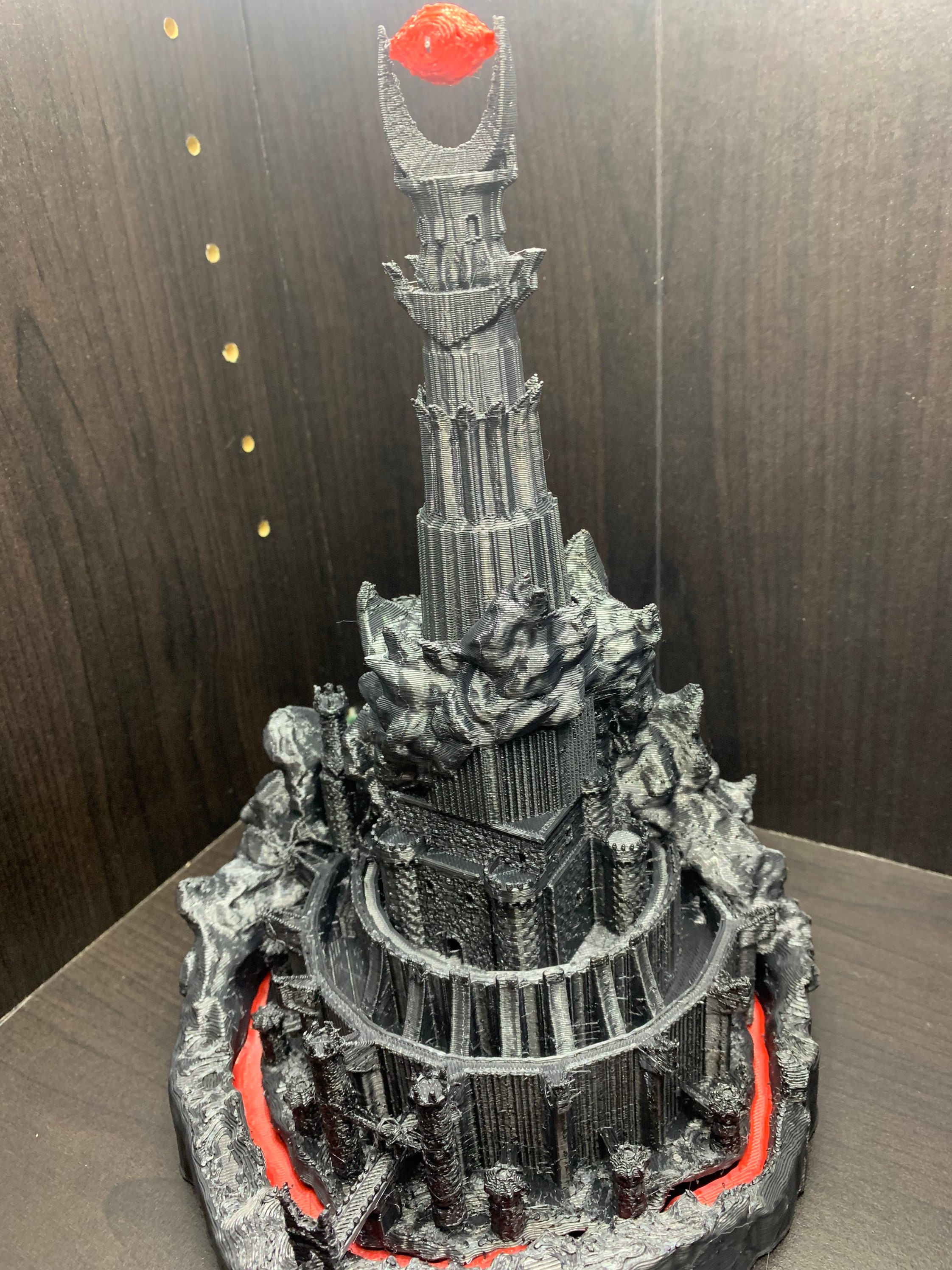 Barad Dûr Dark Tower Sauron Tower Lord of the Rings Etsy