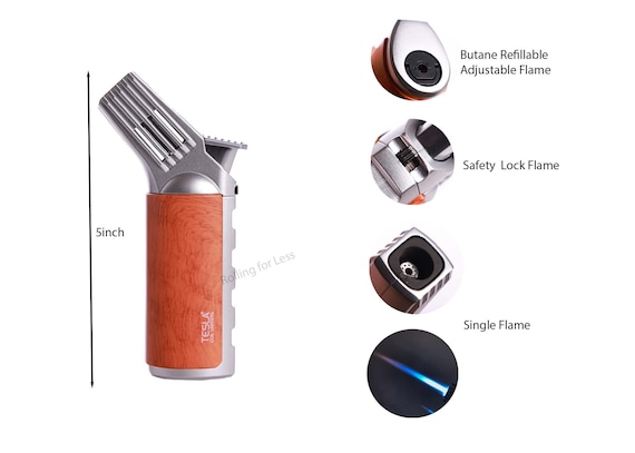 Tesla® Coil Lighters Heavy Meta Single Flame Torch Lighter -  UK