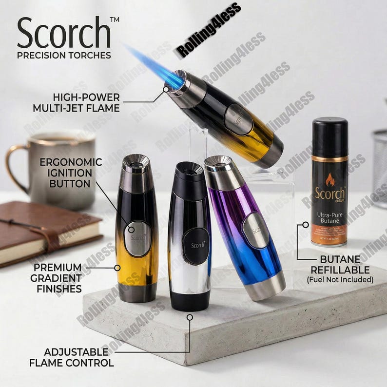 Scorch Torch Rocket Single Flame Torch Lighter - Etsy